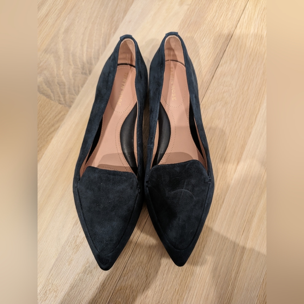 Navy Suede Taryn Rose Shoes